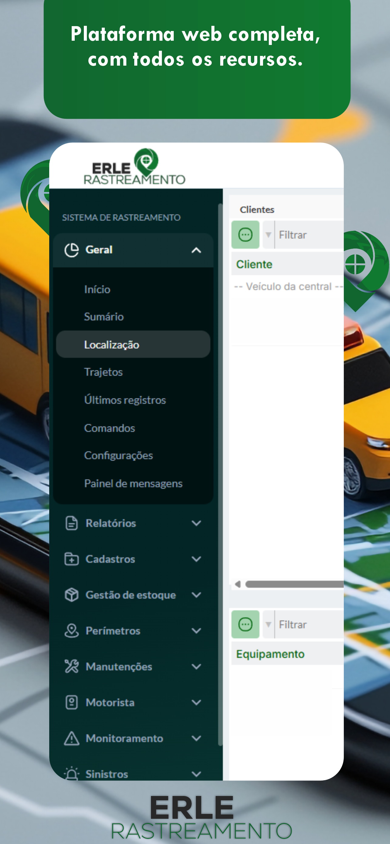 Plataforma Web RastreiaFácil